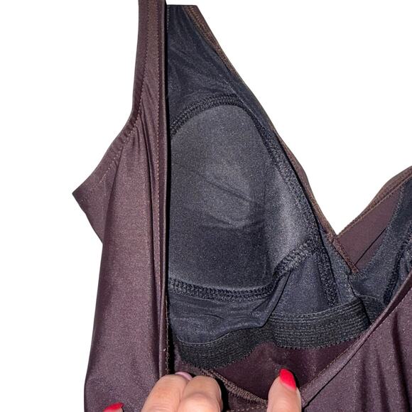 MiracleSuit Mystique One Piece Swimsuit Sz 8 Slimming‎ Support Beach Pool Cruise - Picture 12 of 13